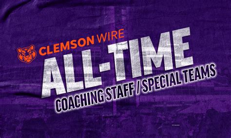 Clemson football all-time roster: Coaches, kickers and specialists