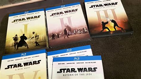 Star Wars The Complete Saga Bluray Unboxing YouTube