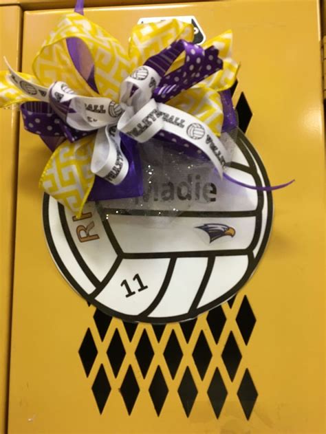 Volleyball Name Tags Locker Signs 2024