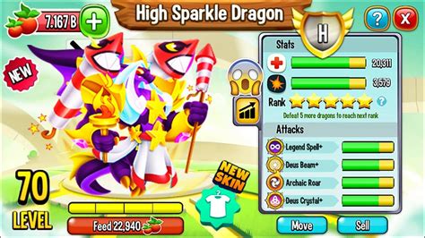 Dragon City High Sparkle Dragon New Heroic Exclusive Dragon 2024 😱