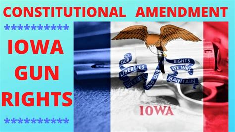 Iowa Legislature Moves Forward With Gun Rights Constitutional Amendment