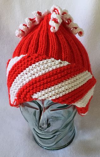 Ravelry Peppermint Swirl Holiday Hat Pattern By Frugal Knitting Haus