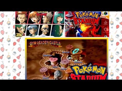 Pokemon Stadium Gym Leader Castle Game Play Part Youtube