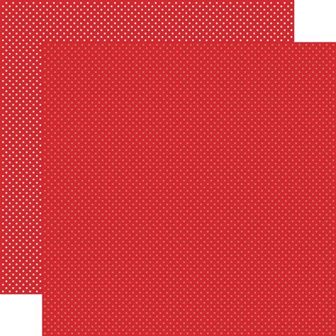 Dots Red Dots 12x12 Patterned Paper Echo Park Paper Co