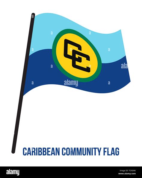 Caricom Countries And Their Flags