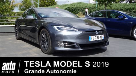 2019 Tesla Model S Grande Autonomie 1er Essai Français Lyon Paris