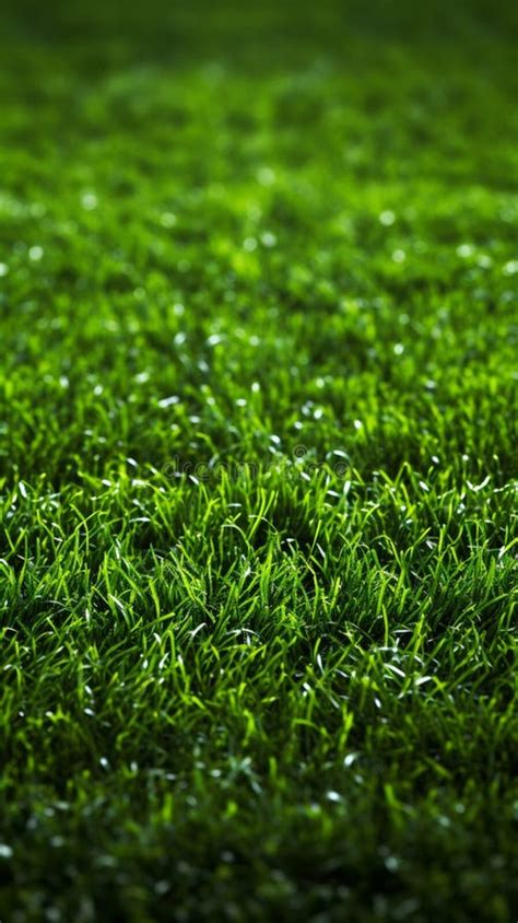 Green Pitch Perfection Soccer Field with Vibrant Artificial Grass ...