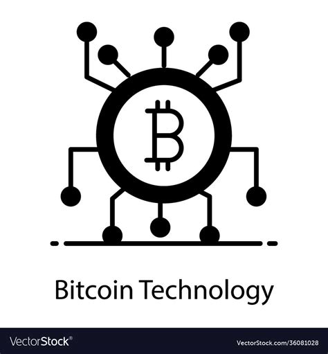 Cryptocurrency technology Royalty Free Vector Image