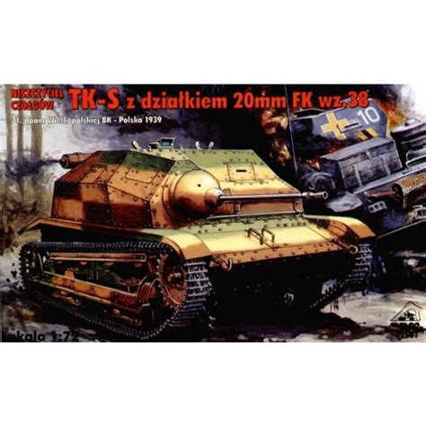 Rpm Modellbausatz Tankietka Tk S Mit Mm Fk Wz