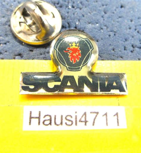 SCANIA SCHMUCK-PIN GLASIERT KLEIN LOGO GESTEMPELT ORIGIN | Kaufen ...