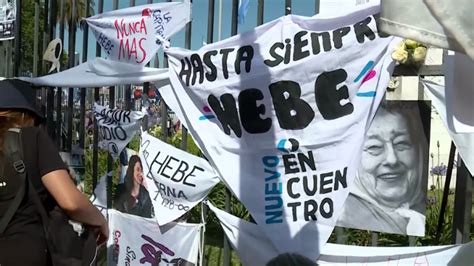 Así fue el último adiós de Madres de Plaza de Mayo a su presidenta Hebe