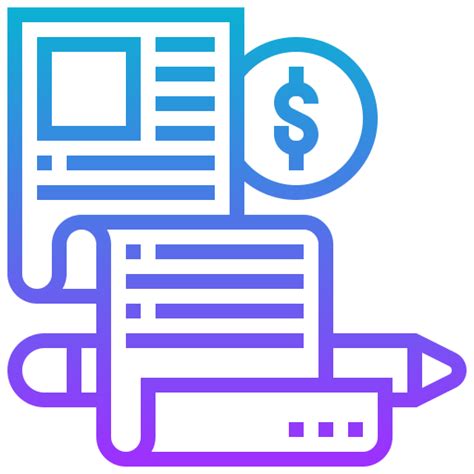 Paid Articles Meticulous Gradient Icon