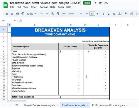 Business Financial Planning Spreadsheet Bundle: Master Your Finances - Etsy