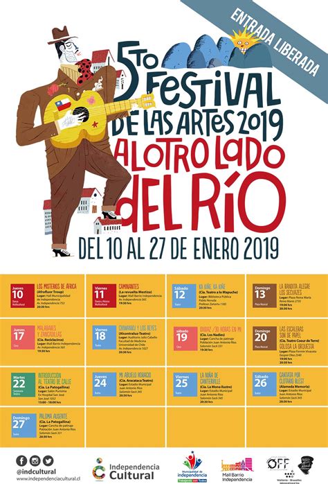 5º Festival De Las Artes Al Otro Lado Del RÍo 2019 Independencia