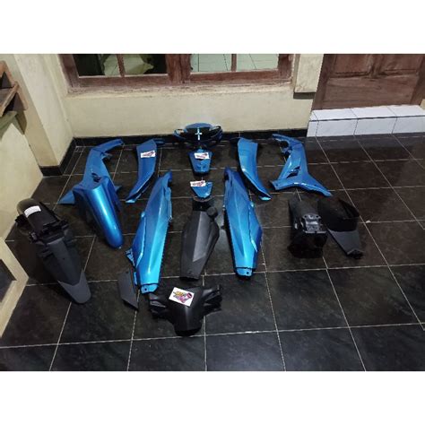 Jual Cover Body Vega R New Biru Muda Full Halus Kasar Tahun