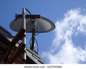 Transmitters Radio Signals Electric Network Ecology Stock Photo