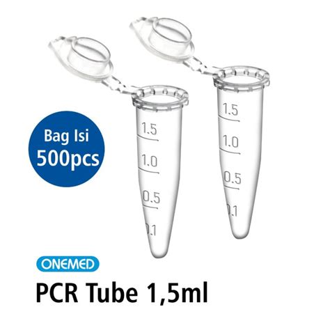 Jual Onemed PCR Tube 1 5 Ml Isi 500 Pcs Cup Sampel PCR Shopee Indonesia