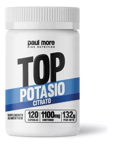 Paul More Top Potasio 1100mg 120caps Cuotas Sin Interés