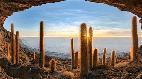 Uyuni Bolivia Salar De Uyuni Morning View Bolivia