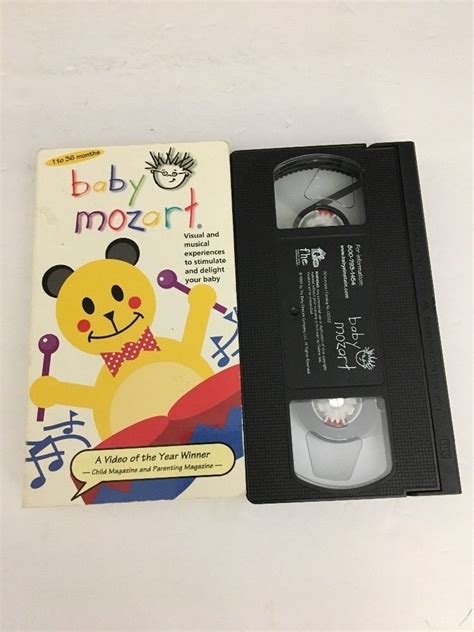 FHE Baby Einstein Baby Mozart VHS Tape 2000-TESTED-RARE VINTAGE-SHIP N ...