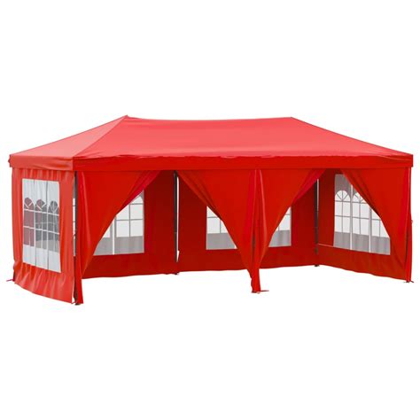 Tenda Para Festas Dobr Vel Paredes Laterais M Vermelho Loja