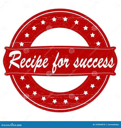 Recipe for success stock illustration. Illustration of grungy - 109904870