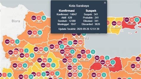 Update Virus Corona Surabaya Dan Jatim September Positif Covid