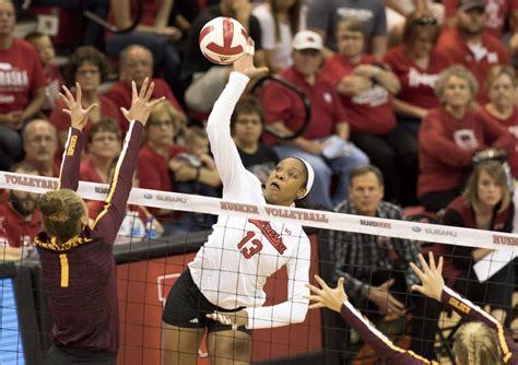 Photos Nebraska Volleyball Sweeps Minnesota Volleyball