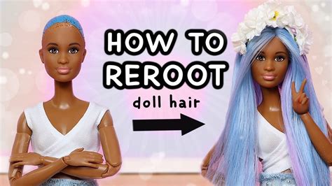 How To Reroot Doll Hair For Beginners Youtube