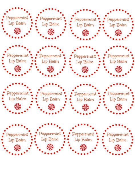 Free Printable Lip Balm Labels - Printable Word Searches