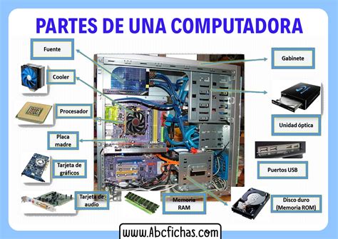 Resultado De Imagen Para Partes De Una Computadora Y Sus Funciones