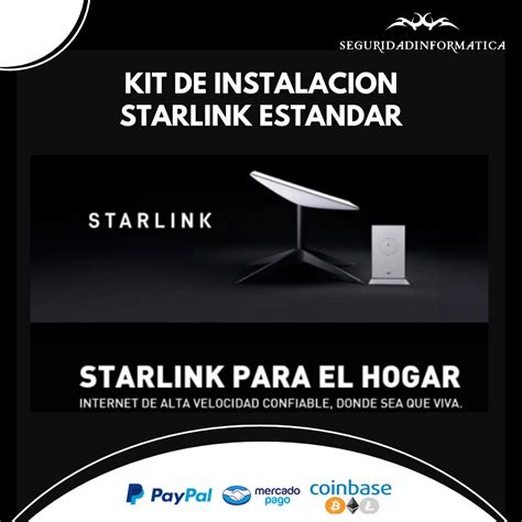 Kit De Instalacion Starlink Estandar Seguridad Informatica