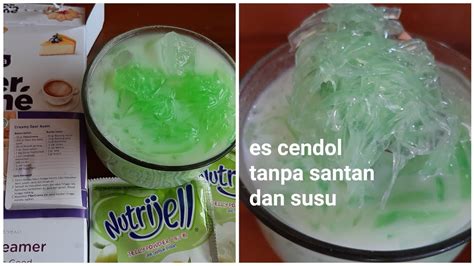 Es Cendol Nutrijell Rendah Lemak Tanpa Santan Dan Susu Tidak Mudah Basi