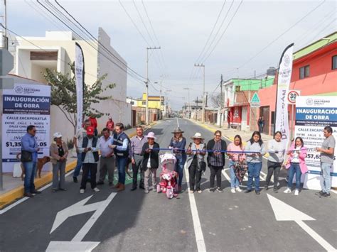 Paola Ang N Entrega Pavimentaci N En San Pedro Cholula Contundente