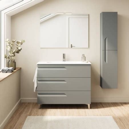 Mueble Ba O Con Patas Vitale Fondo Reducido Con Lavabo Royo Group