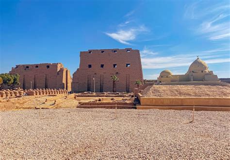 Der Karnak Tempel Ist Dem Tempelkomplex Des Alten Gyptens Gewidmet