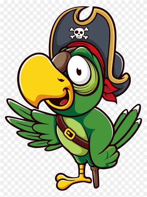 Pirate Parrot Cartoon Stock Illustration - Download Image Now - Clip ...