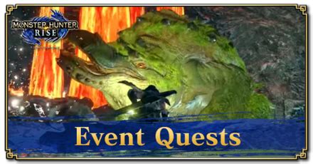 Event Quests List Schedule And Roadmap Monster Hunter Rise Sunbreak