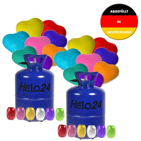 Helium Ballongas Heliumgas Heliumflasche Gas Ca 30 Oder 50 Luftballons