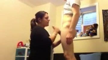 Arab Sucks Cock On Her Knees Porn