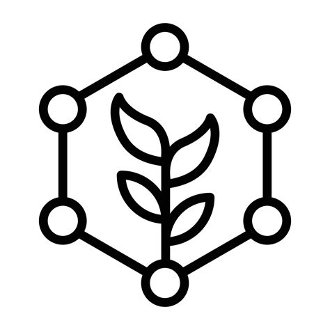 Botanical research icon in linear style 19864643 Vector Art at Vecteezy