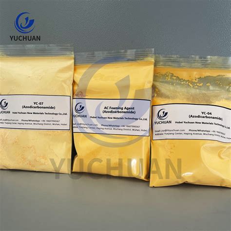 Blowing Agent Foaming Agent AC3000 For EVA PVC Rubber PE PP XPE CAS 123