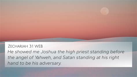 Zechariah 3 1 WEB 4K Wallpaper He Showed Me Joshua The High Priest