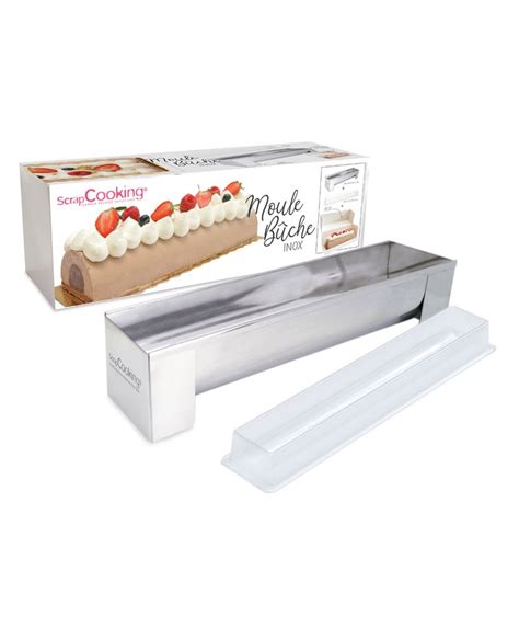 Moule en inox pour bûche de Noël Cuisine créative Youdoit