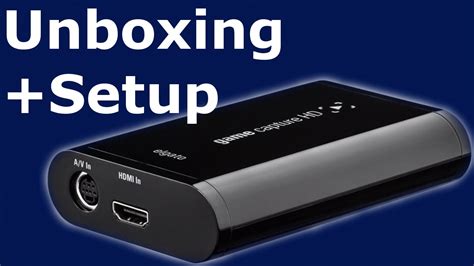 Elgato HD Game Capture Card Unboxing Setup YouTube