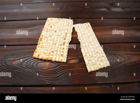 Jewish Traditional Passover Matzo Bread Stock Photo Alamy