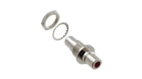 Bpjj02x Switchcraft Red Panel Mount Rca Socket Nickel Rs