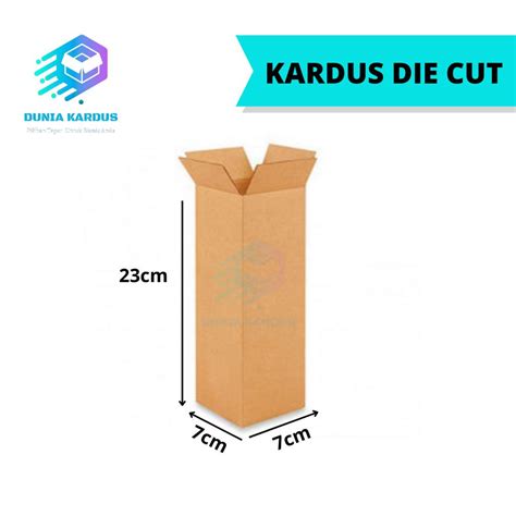 Jual Kardus Packing 7x7x23 Karton Box Dus Kotak Packaging Botol