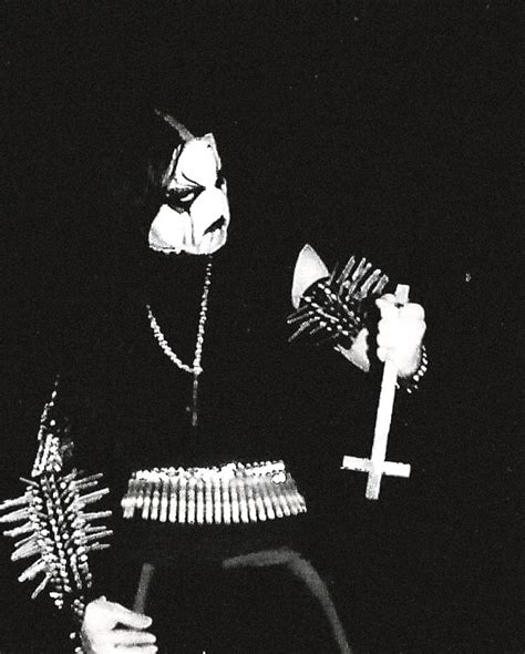 Black Metal Inferno — Frost In The Early Years Of 90s As Hes Playing