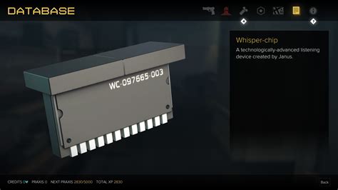 Whisper Chip Deus Ex Mankind Divided Interface In Game